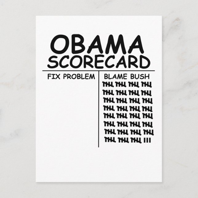 Postal Culpar a Bush (Anverso)