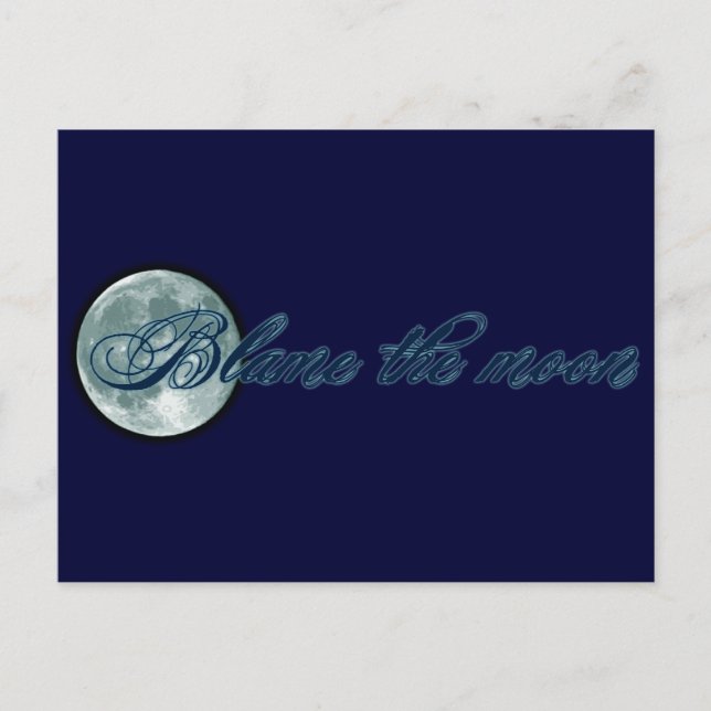 Postal Culpar a la luna (Anverso)