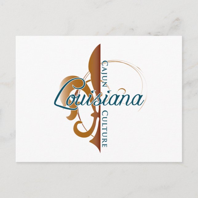 Postal Cultura cajún (Anverso)