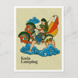 Postal Cultura Javanesa Kuda Lumping Indonesia