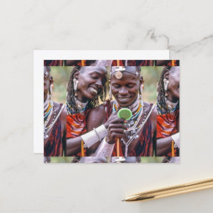 Postal Cultura Maasai: El Espíritu de Kenia
