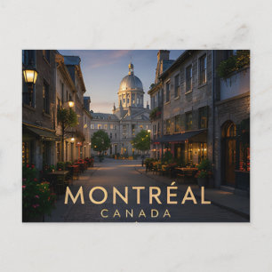 Postal Cultura urbana de Montreal Canadá 🗺️