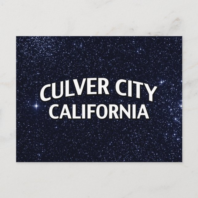 Postal Culver City California (Anverso)