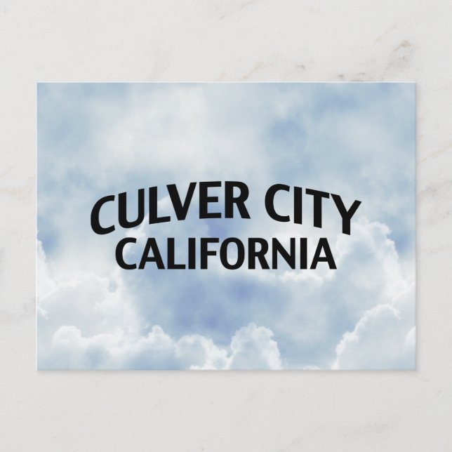Postal Culver City California (Anverso)