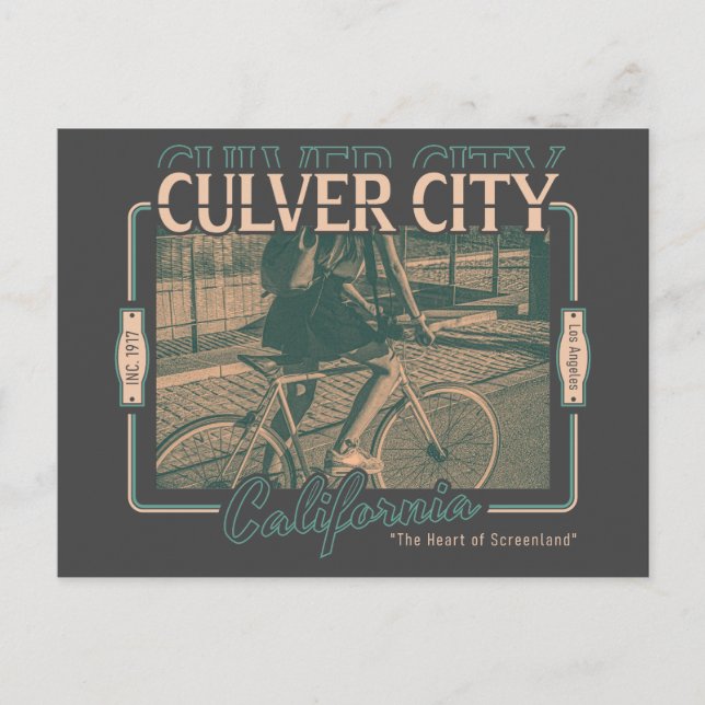 POSTAL CULVER CITY LOS ANGELES CALIFORNIA - BALLONA CREEK (Anverso)