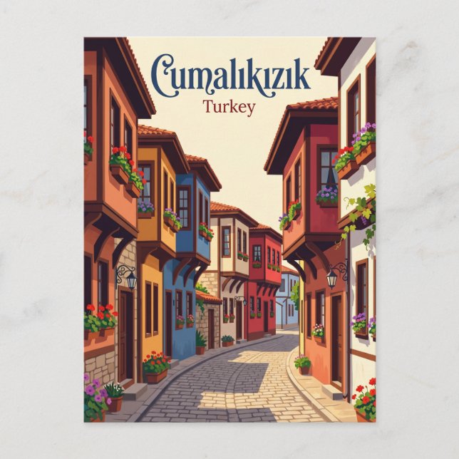 Postal Cumalıkızık Turquía (Anverso)