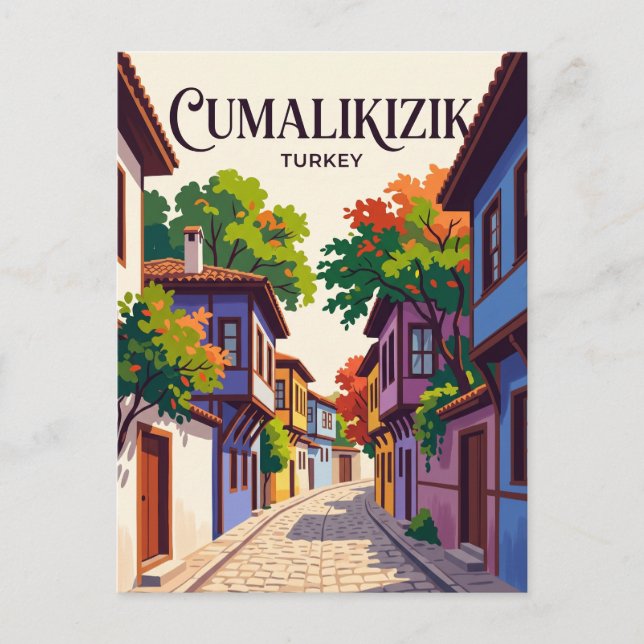 Postal Cumalıkızık Turquía (Anverso)