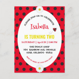 Postal Cumarita de lunares linda Cumpleaños de niños