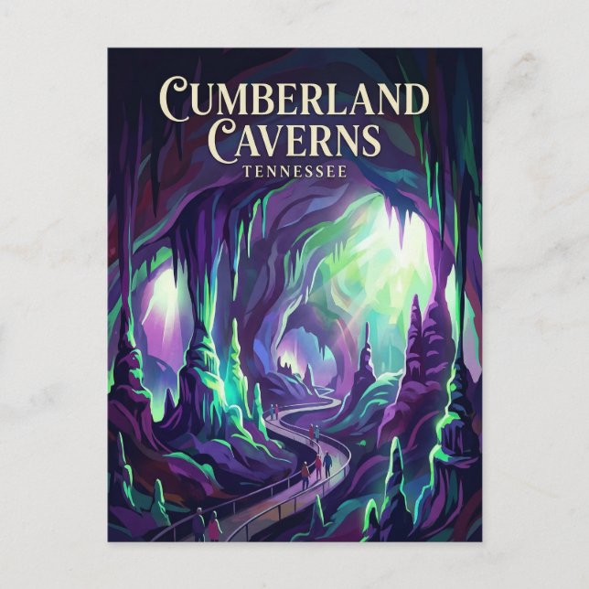 Postal Cumberland Caverns Tennessee (Anverso)