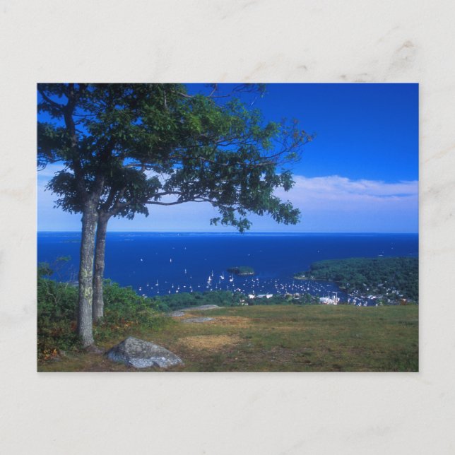 Postal Cumbre del Monte Battie, Colinas Camden (Anverso)