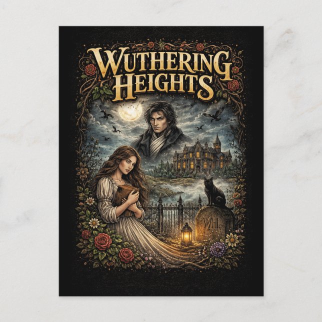 Postal Cumbres Borrascosas (Anverso)