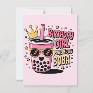 Postal Cumpleañera con Energía gracias a la Fiesta de Bob
