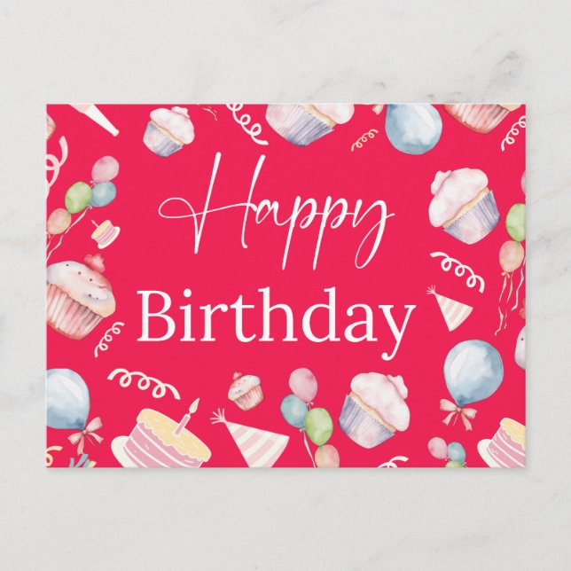 Postal Cumpleaños  (Anverso)