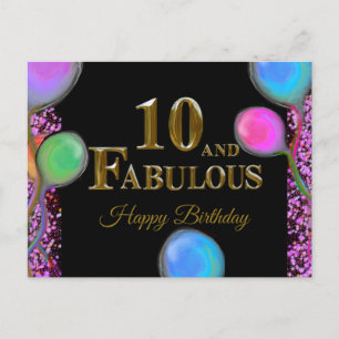 Postal Cumpleaños 10
