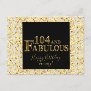 Postal Cumpleaños 104 