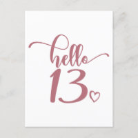Cumpleaños 13 Mujeres Hola 13 Lindo 13 Años