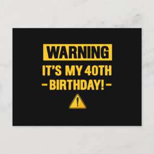 Postal Cumpleaños 1980 Chico de Cumpleaños 80 Cumpleañero