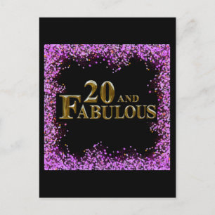 Postal Cumpleaños 20