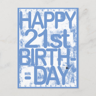 Postal Cumpleaños 21 