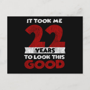 Postal Cumpleaños 22 Me Tomó Me Viste Bien Cumpleaños 22