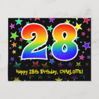 Cumpleaños 28: Patrón de estrellas divertidas, Arc