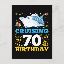 Postal Cumpleaños 70 Crucero