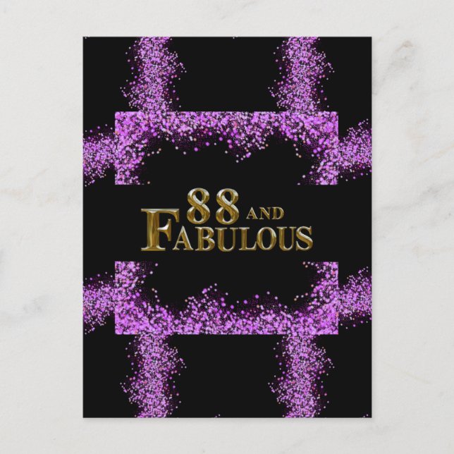 Postal Cumpleaños 88 (Anverso)