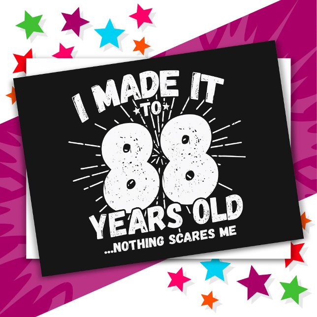 Postal Cumpleaños 88 Divertido Meme Sarcástico Cumpleaños (Subido por el creador)