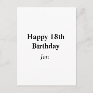 Postal cumpleaños agregar el nombre de la tabla editable