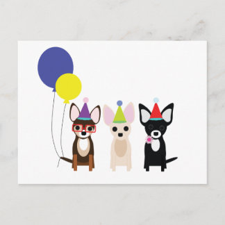 Postal cumpleaños-chihuahuas-stelieandco