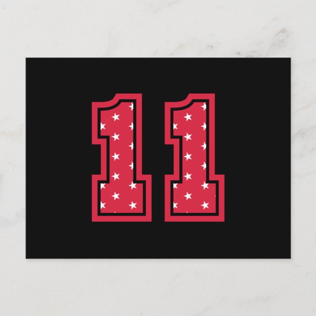 Postal CUMPLEAÑOS DE 11 AÑOS Cumpleaños 11º Cumpleaños In (Anverso)