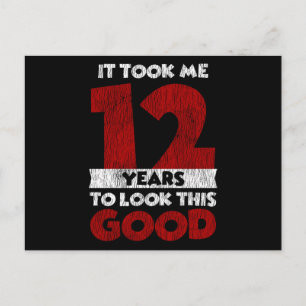 Postal Cumpleaños De 12 Años Me Tomó Verse Bien 12 Cumple
