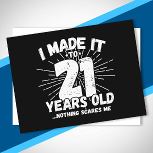 Postal Cumpleaños de 21 años - Meme de cumpleaños - Graci