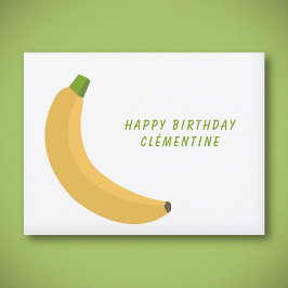 Postal Cumpleaños de Banana