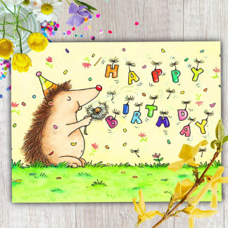 Postal Cumpleaños de Diente de León