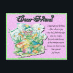 Postal Cumpleaños de Friend Fairy<br><div class="desc">Aunque las tarjetas electrónicas son geniales en este mundo de la tecnología, ¡no hay nada tan personal como el toque personal! Post-a-Card de Ebbymoo es una manera económica de enviar un mensaje especial y personalizado para el cumpleaños, aniversario, obtén bien, amistad y muchas otras ocasiones. Envíe uno a alguien que...</div>