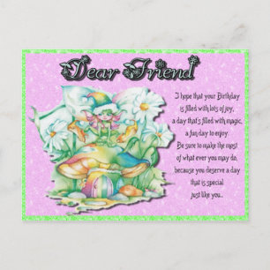 Postal Cumpleaños de Friend Fairy