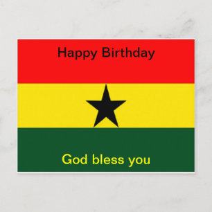 Postal cumpleaños de Ghana