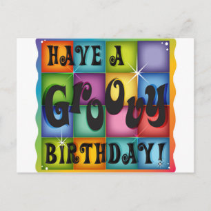 Postal Cumpleaños de Groovy