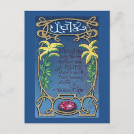 Postal Cumpleaños de Julio Ruby y Goldenrod