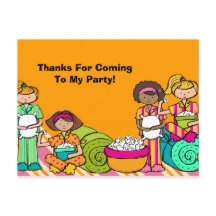 Cumpleaños de la Fiesta de la Slumber Gracias Post