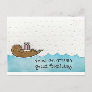 Postal Cumpleaños de la nutria