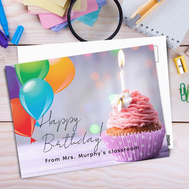 Postal Cumpleaños de los niños del profesor (Subido por el creador)