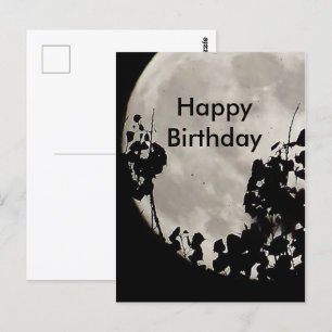 Postal Cumpleaños de luna mística