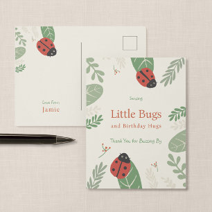 Postal Cumpleaños de Mariquita Agradecimiento