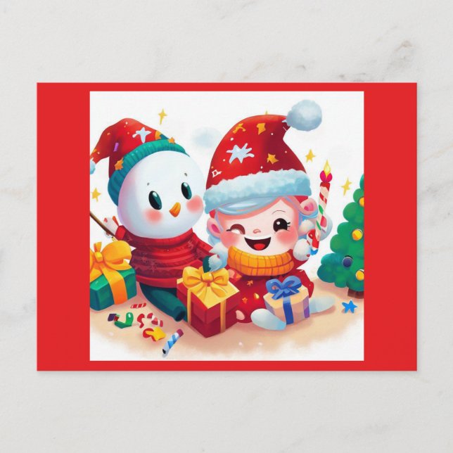 Postal Cumpleaños de Navidad 5 (Anverso)