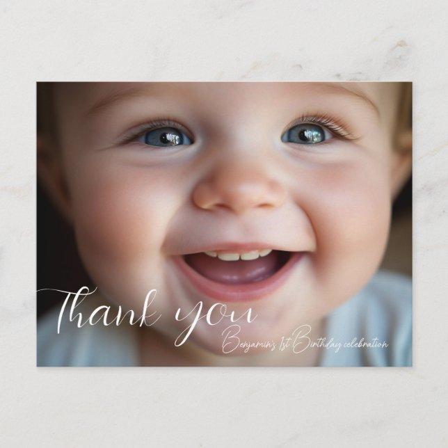 Postal Cumpleaños de Osito de Peluche con Globos Colorido (Anverso)