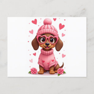Postal cumpleaños de San Valentín perro amor vida