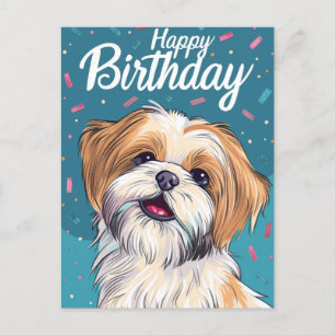Postal Cumpleaños de Shi Tzu 