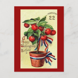 Postal Cumpleaños de USA Geo Washington